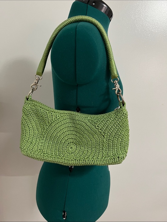 The Sak Handbags - THE SAK Green Crocheted Shoulder Bag
